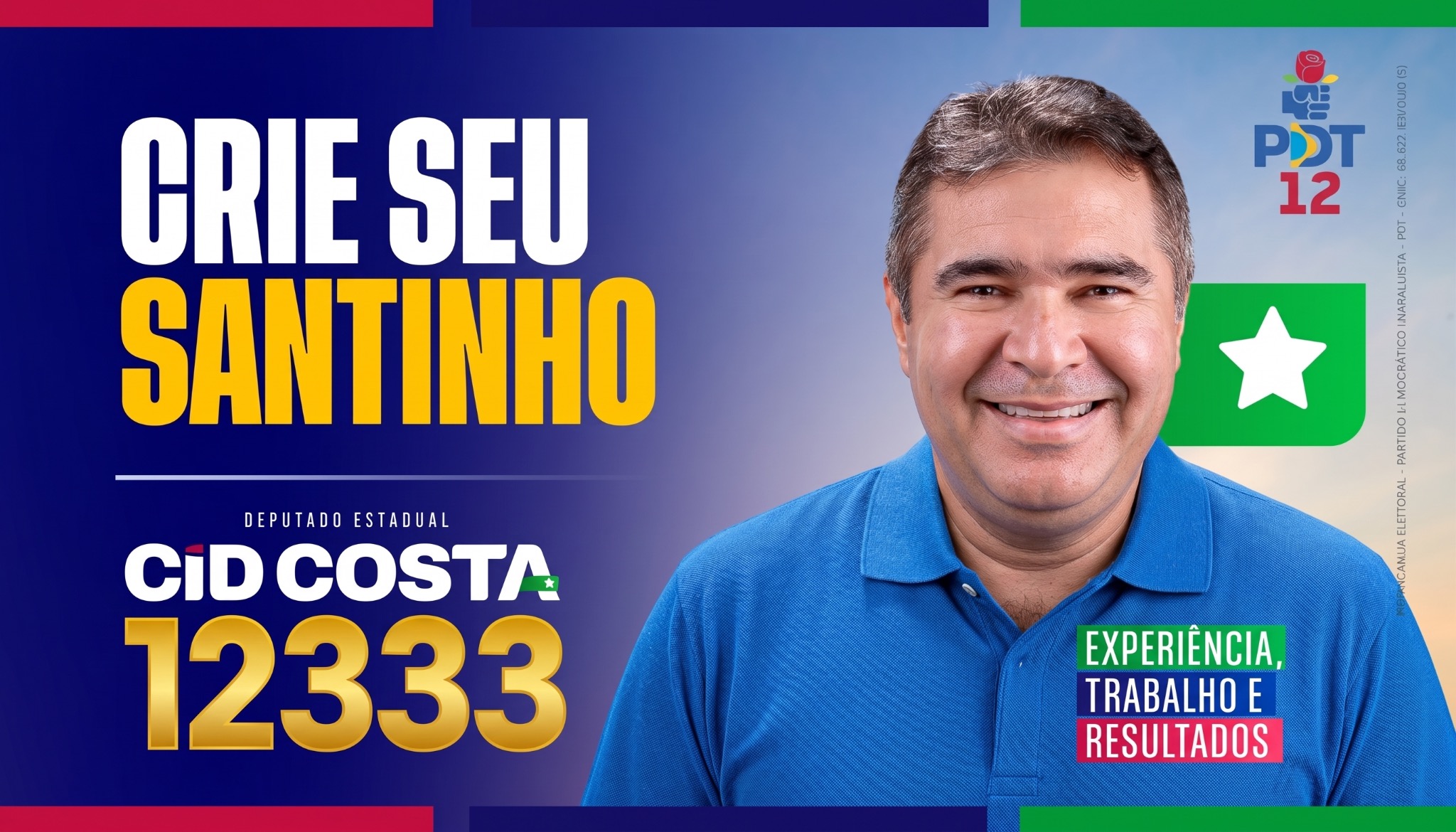 Crie seu santinho